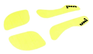 Uni ULTRA BRIGHTS! decals for BMX MINI bicycle seat - NEON YELLOW - Picture 1 of 1