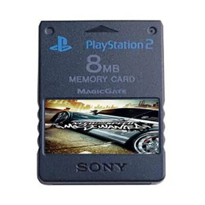 Tarjeta de Memoria Oficial Need for Speed Most Wanted PS2 Desbloqueado Ahorros Completos - Imagen 1 de 1