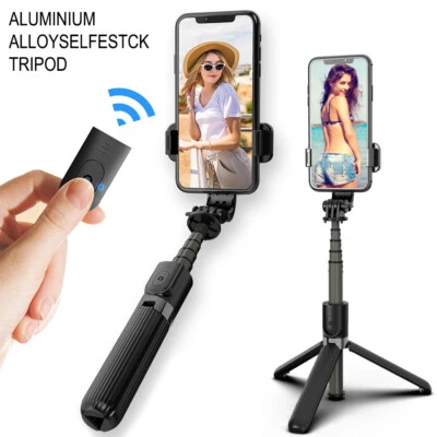 [Stable&Sensitive] Selfie Stick Tripod with Bluetooth Remote for iPhone&Samsung - image 1 of 4