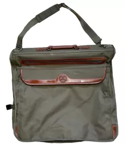 MCMX Original Skyway Vintage Garmet Bag Canvas Leather Green - Picture 1 of 6
