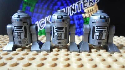 LEGO® Star Wars™ R2-Q2 (Small Red Dots) droid minifig - Lego 7915 (lot of 3) - Image 1 of 2