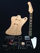 Haze HSFB 1930M Solid Mahogany Body No-Soldering Electric Guitar DIY. HH Pickups for sale