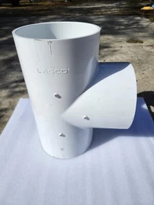 LASCO 10" PVC TEE 401-100 SxSxS SCH 40 - Picture 1 of 3