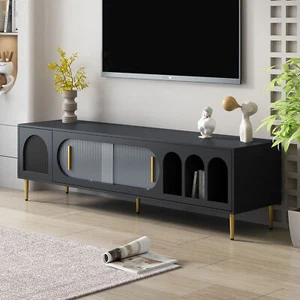 U-Can Modern TV Stand for up to 70 Inch TV, Entertainment Center TV Media Consol - Picture 1 of 11