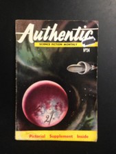 Vintage P/B, Authentic Science Fiction Monthly, # 54