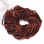 Natural Garnet Shaded Gemstone Round Shape Faceted Beads 4 Mm Strand 13