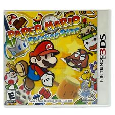 Paper Mario Sticker Star  (Nintendo 3DS, 2012) Complete With Manual CIB Tested