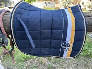 Eskadron Schabracke Dressur Navy/Mango - Bild 1 von 3