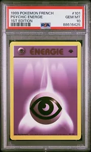 💎PSA 10 1st Edition Psychic Energie French Base Set - Pokemon Card GEM MINT💎 - Picture 1 of 2