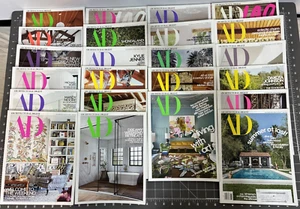 Architectural Digest MAGAZINE 2019 Full Year Lot + 12 from 2018 and 2020 - Foto 1 di 13