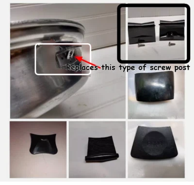 Manijas de repuesto Rena Ware (2) para sartén Rena Stockpot lado auxiliar Foto 1 de 4