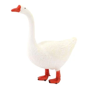 Toddmomy Goose Statue Plastic Goose Figurine Garden Goose Sculpture Desktop G... - Picture 1 of 9