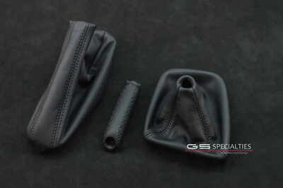 BMW Z3 boots leather boots set ebrake handle INDIVIDUAL BLACK OEM look gaiters - Image 1 of 4