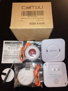 CallToU Wireless Caregiver Pager 2 Glockenspiele und 2 Ruftasten + KOSTENLOSER VERSAND - Bild 1 von 4