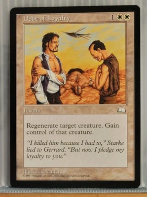 Mtg DEBT OF LOYALTY NM WEATHERLIGHT Reserve List -Argo- - Image 1 of 2