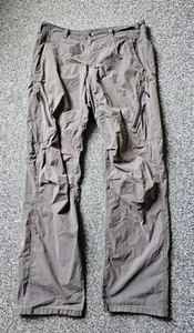 Arcteryx Hiking Trousers Men's 32x31 Grey Trim Fit Lightweight Stretch *DAMAGED* - Picture 1 of 17