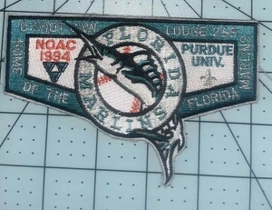 O-SHOT-CAW 265 FLORIDA MARLINS NOAC 1994 LODGE FLAP BOY SCOUT ORDER ARROW TENN25 - Bild 1 von 1