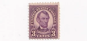 BRIEFMARKEN US SCOTT 635 "Lincoln" 3 CENT 1927 POSTFRISCH - B - Bild 1 von 2
