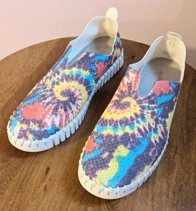Scarpe slip-on Ilse Jacobsen Wmns taglia US 9,5-10 doppio gore stampa tulipano tinta unita - Foto 1 di 13