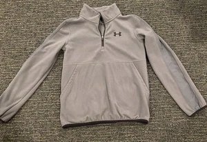 Boys Under Armour Size YXL Loose Boys 10-12 years cold gear 1/4 zip loose fit - Picture 1 of 8