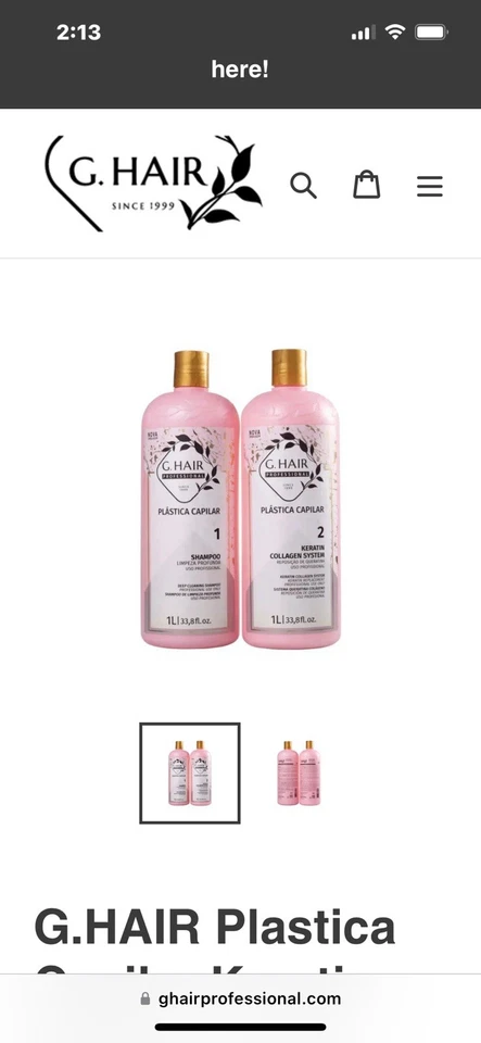 Shampoo And Conditioner  Treatment Set G hair.  Final Sale. - Image 1 of 4