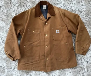 Vintage Carhartt Jacke 46 Blanket Lined Barn Chore Coat Union Made USA 6BLC - Bild 1 von 9