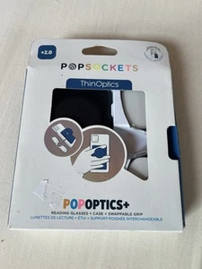 Pop Sockets Pop Optics Black Readers 2.0 Thin Optics - EUC! - Photo 1 sur 4
