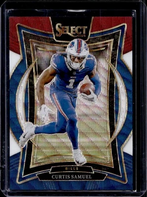 2024 Select Curtis Samuel Concourse Tri-Color Prizm #29/299 Bills - Image 1 of 2