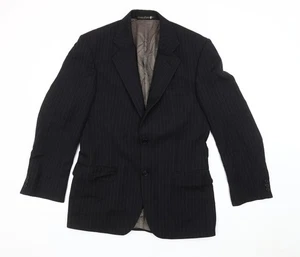Chaqueta de rayas negras para hombre Marks and Spencer, 36R - Imagen 1 de 12