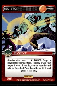 Dragon Ball Z Panini Heroes & Villains 2015 Red Stop inglés #R122 - Imagen 1 de 2