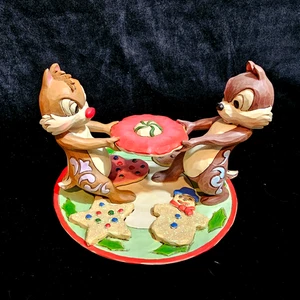 Disney Traditions Jim Shore Chip Dale "Save Some for Santa" Chipmunks Christmas - Picture 1 of 14