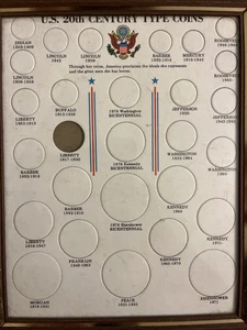 Capital Plastics Coin Holder #408B 20th Century United States Type Coins Display - Bild 1 von 3