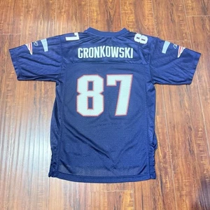 Rob Gronkowski #87 Youth/Kids New England Patriots Jersey By NFL Players Sz Lrg - Picture 1 of 12