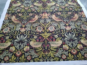William Morris Strawberry Thief Fabric Panel from Spoonflower 38x45 Unused - Picture 1 of 13