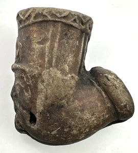 Clay Trade Pipe Face Vintage - Picture 1 of 12