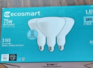 Ecosmart 100W Replacement Bulb Two Pack A19 Dimmable LED Technology - Picture 1 of 3