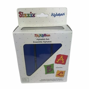 Sizzix Ransom Alphabet Die Set Alphabars 38-1088 27 Shapes - Picture 1 of 7