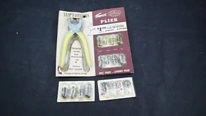 Sujetadores a presión de costura vintage alicates de cinta y broches adicionales - Imagen 1 de 5