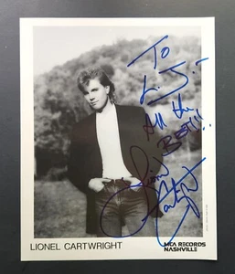 Lionel Cartwright Country Music Singer Artist Hand Signed Photo 8X10 - Picture 1 of 9