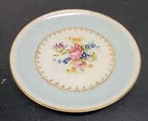 (1) Vintage Homer Laughlin Eggshell Georgian Chateau Blue 6" Tea Saucer - Picture 1 of 4