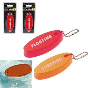 2 X Oval Foam Floating Keyring Waterproof Boating Key Chain Water Sport - Picture 1 of 1