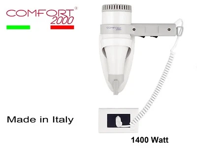 COMFORT2000 Wall hair dryer for hotels phon bathrooms - COMFORT 2000