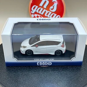 EBBRO 1/43 Nissan Note e-Power nismo white pearl Diecast 45438 - Picture 1 of 9