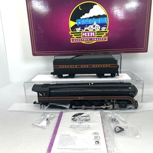 MTH Premier 20-3364-1 Norfolk & Western J 4-8-4 Steam PS.2 O Gauge New #611 N&W - Picture 1 of 24
