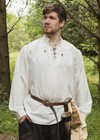 Battle-Merchant Mittelalterhemd Ludwig, natur - Wikinger Mittelalter Hemd LARP