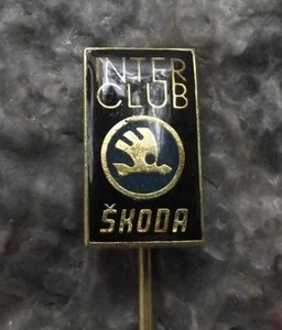 Inter Club Skoda Autos Classic International Czech Motor Car Klub Pin Badge - Picture 1 of 3