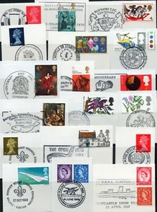 GB 60er Jahre, Sonderveranstaltung - Spruch Handstempel auf Stück x 18 verschiedene Marken - Bild 1 von 1