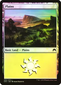MTG FOIL Plains 255 - Magic Origins #255 - Imagen 1 de 1