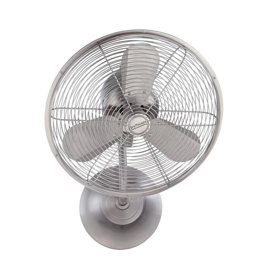 Ventilador de parede artesanal 14" fole I com fio, níquel polido - BW116BNK3-HW - Imagem 1 de 1
