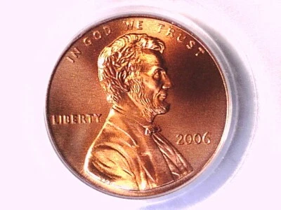 2006 P Lincoln Memorial Cent Penny 1C PCGS MS68RD Satin Finish 08514152 - Image 1 of 3